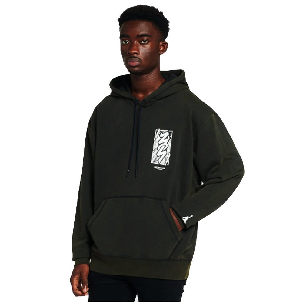 Jordan Men Fleece Hoodie Zion Perf Vintage Dark Green Size S, XL New With Tags